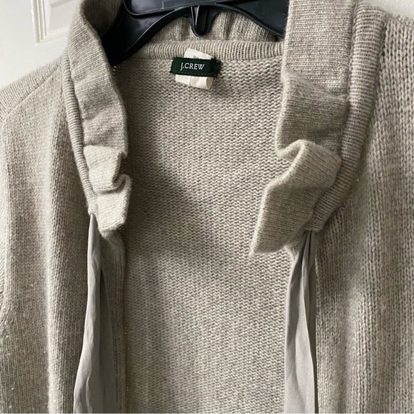 J. Crew Grey Cashmere Cardigan in Large Grey - Picture 3 of 3